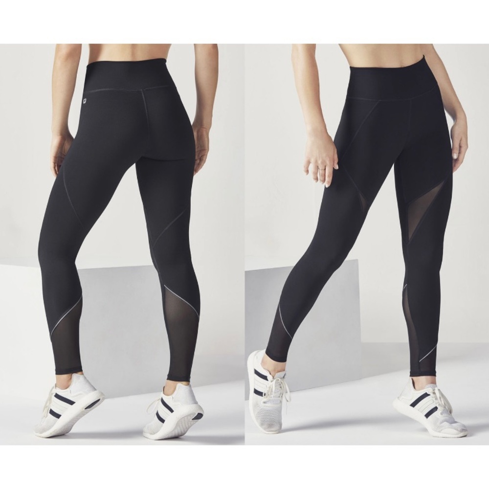 Fabletics- High-Waisted Mesh PowerHold® Leggings